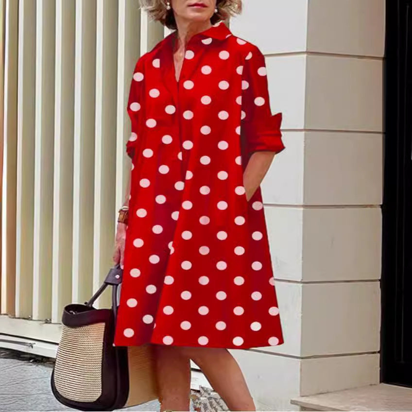 Colorful Blooming Summer Comfortable Shirt Digital Dress