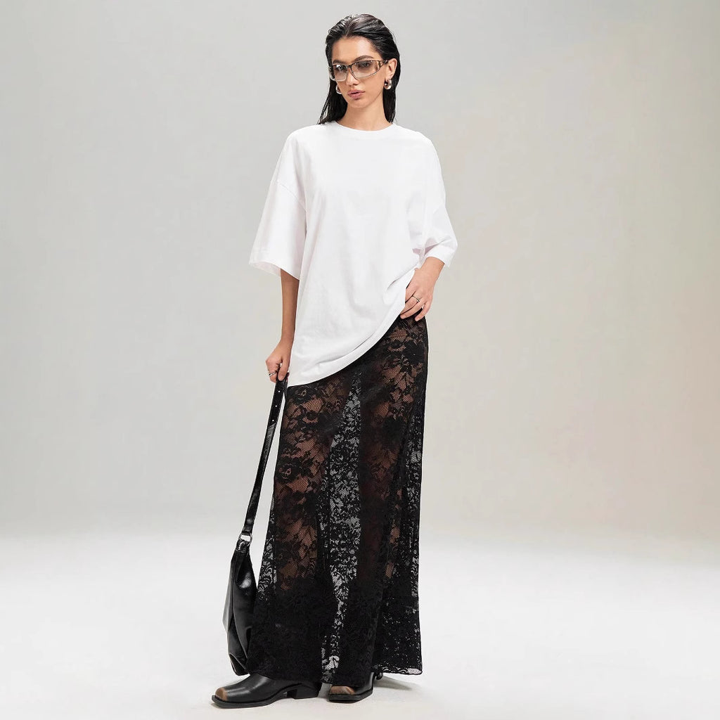 Women's Color Sheath Street Fashion High Waist Skirt