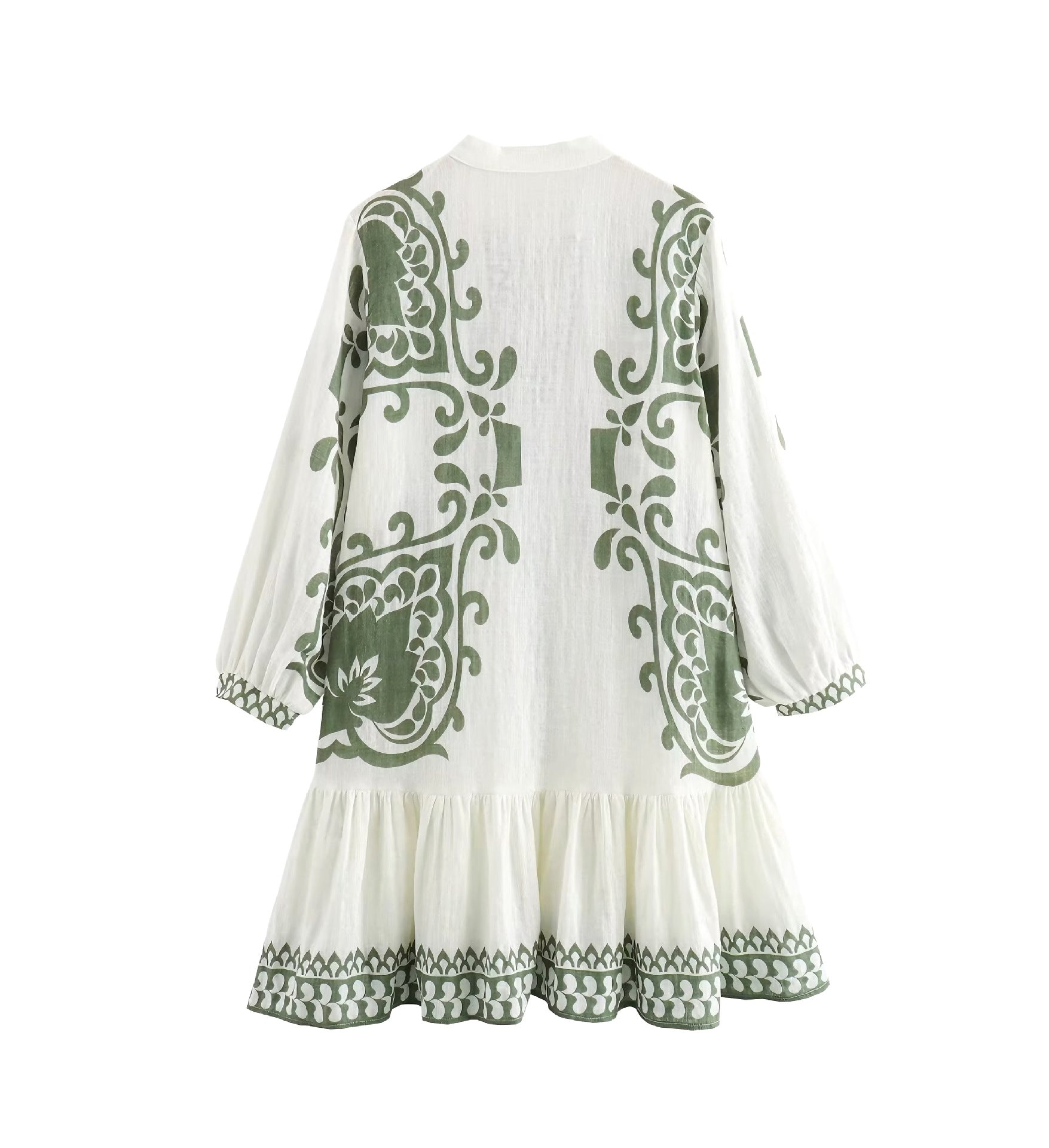 New Women's Positioning Print Vacation Style Dress