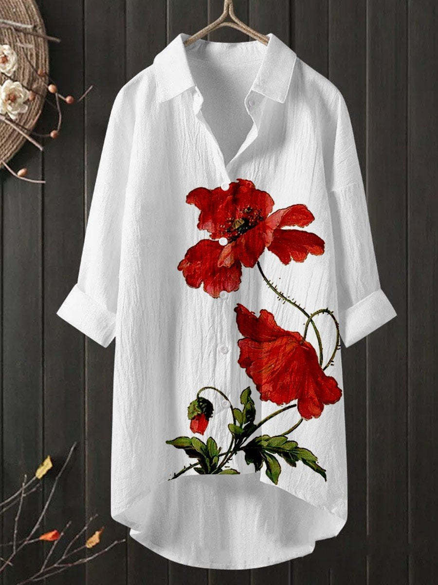 Women's Bikini Shirt Swimsuit Clothes Print Holiday Blouse