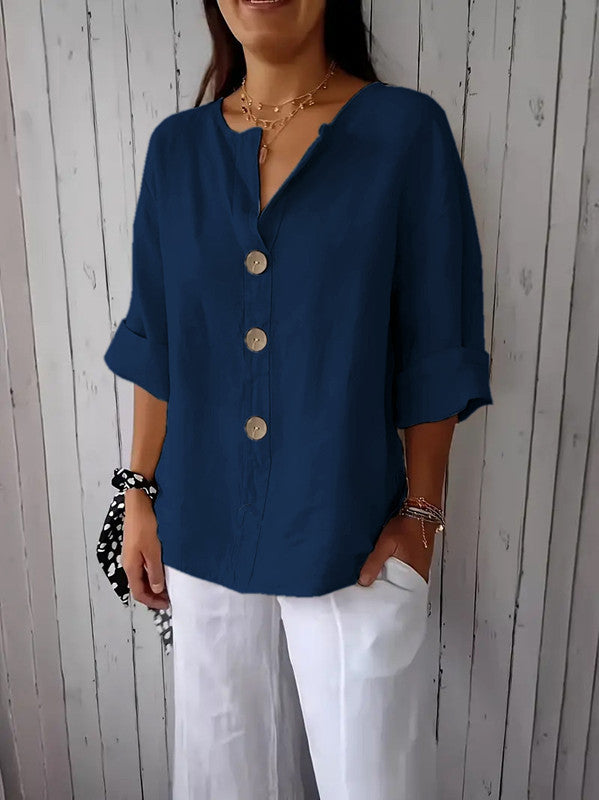 Women's Summer Loose Comfort Casual Cotton Linen Tops