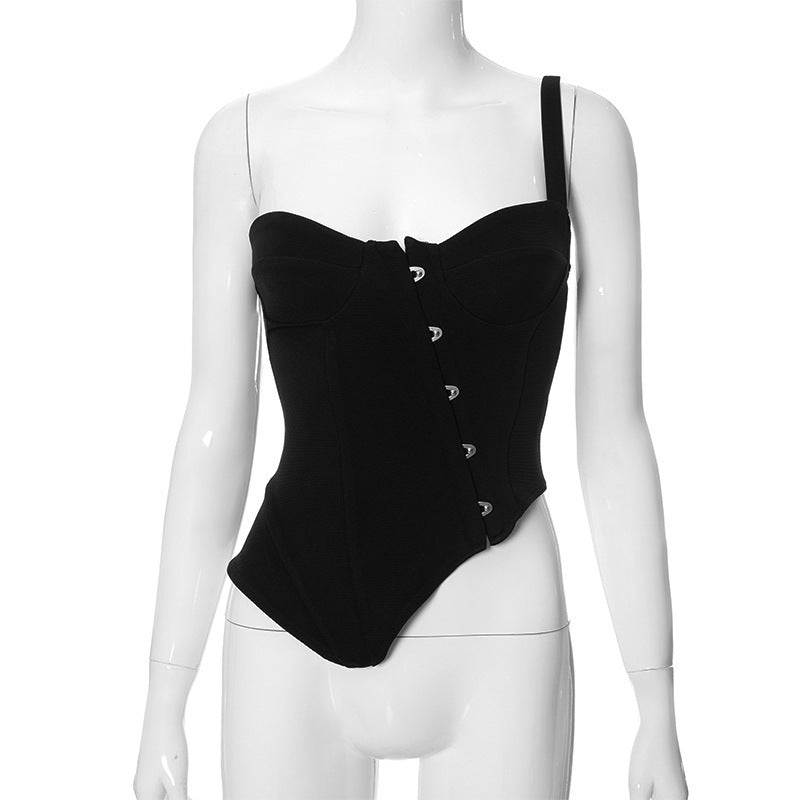 Women's Belly Contracting Court Corset Tights Steel Tops