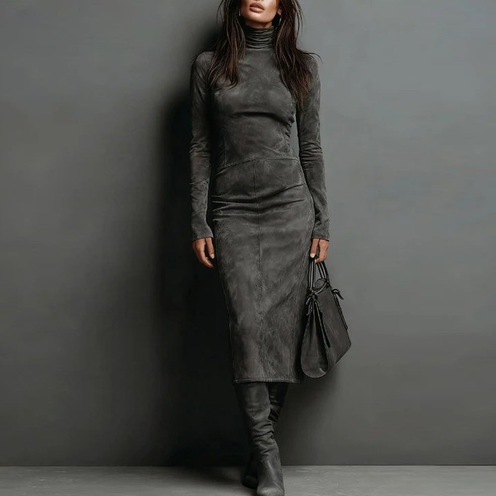 Women's Sexy Slim Long Sleeve Bottoming Slimming Match With Temperament Dress