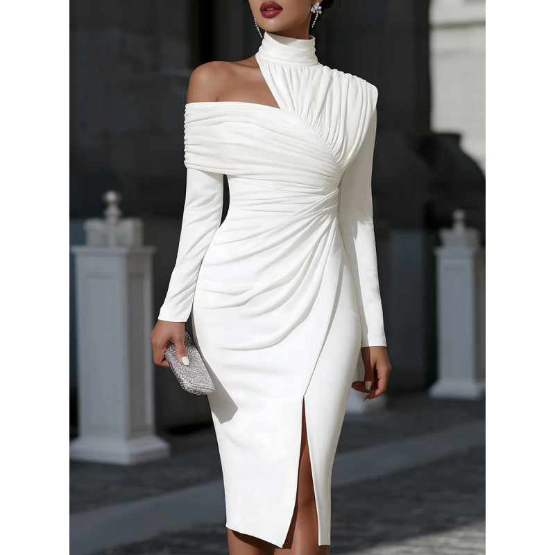 Glamorous Popular Elegant Casual Knitted Slit Dress