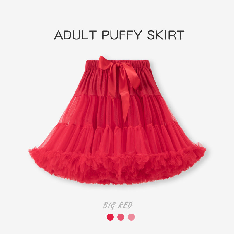 Mesh Adult Tulle Pettiskirt Spring Fashion Skirt