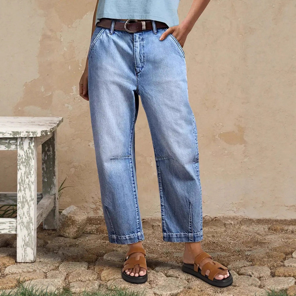 Beautiful Women's Casual Fashion Denim Cropped Women's Jeans
