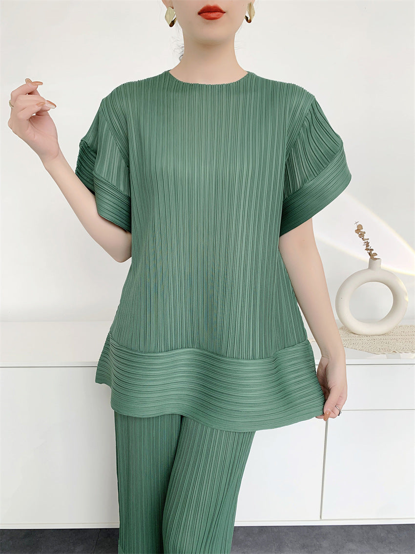 Women's Peplum Comfort Casual Stitching Loose Fashion Design Women's T-shirt