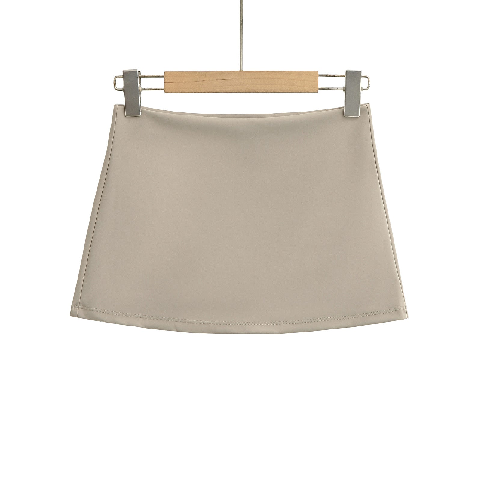 Spring Solid Color Simple Basic Yoga Sheath With Skirts