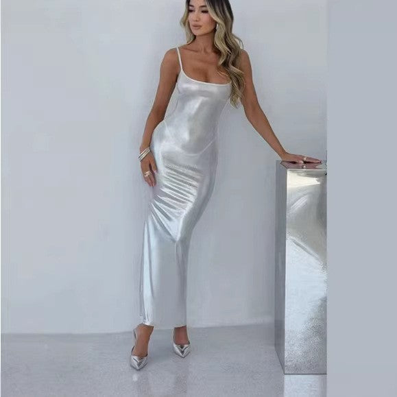 Women's Winter Fashion Sexy Slim Strap Dress
