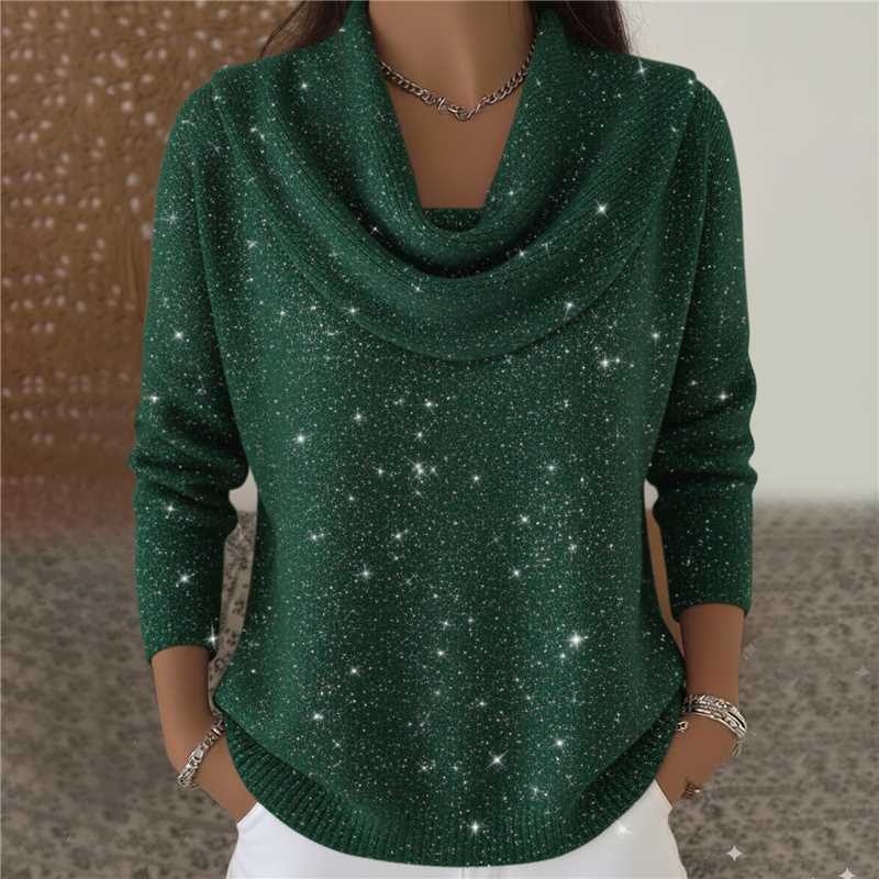 Cool Innovative Women's Solid Color Long-sleeved Sweaters