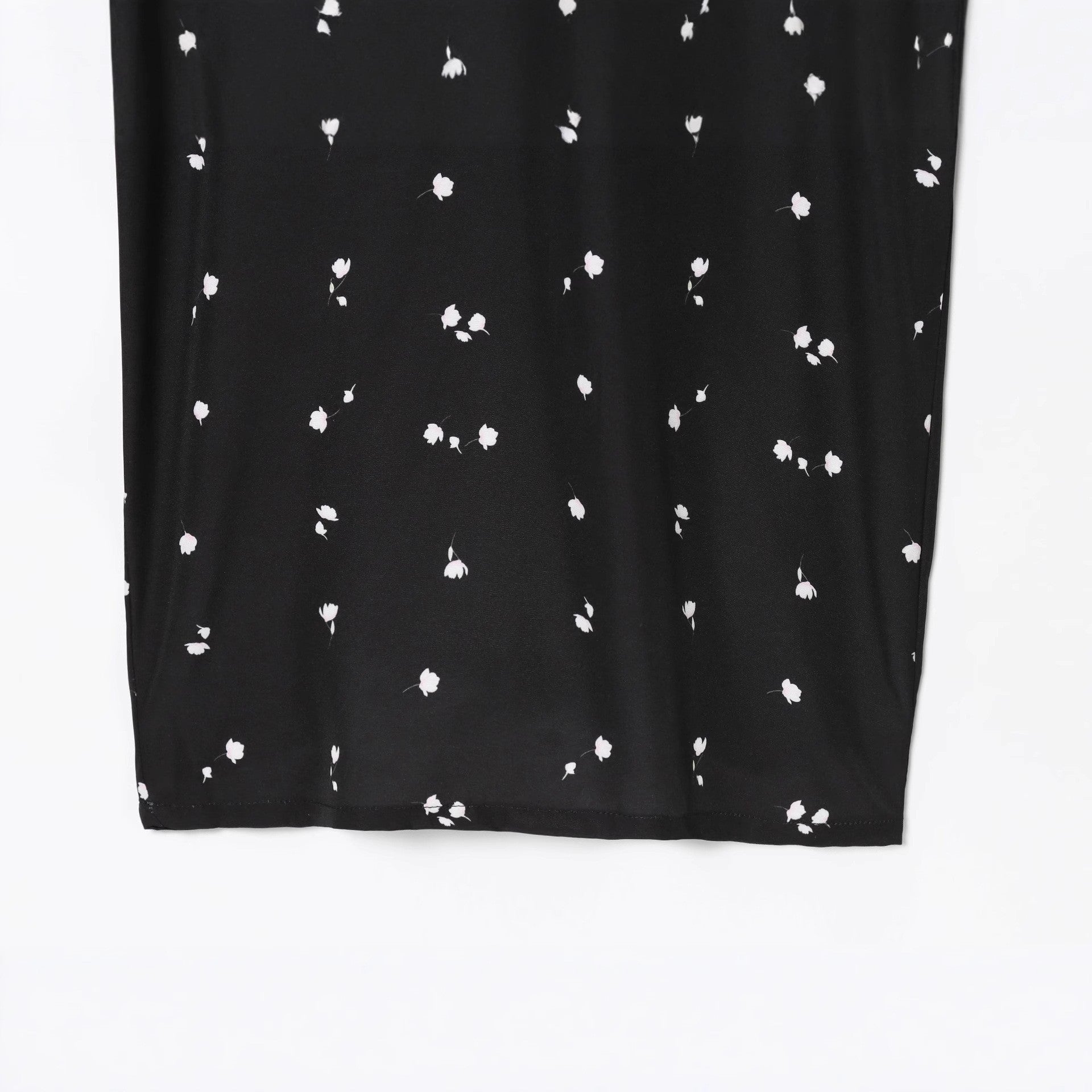 Women's Fashion Sexy Lace Stitching Puff Sleeve Dress
