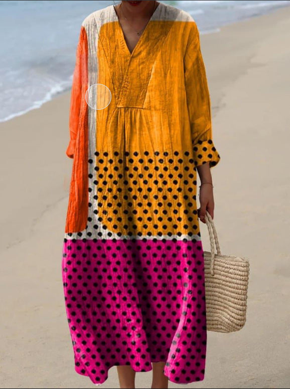Autumn Long Sleeve Creative Casual Loose Dress