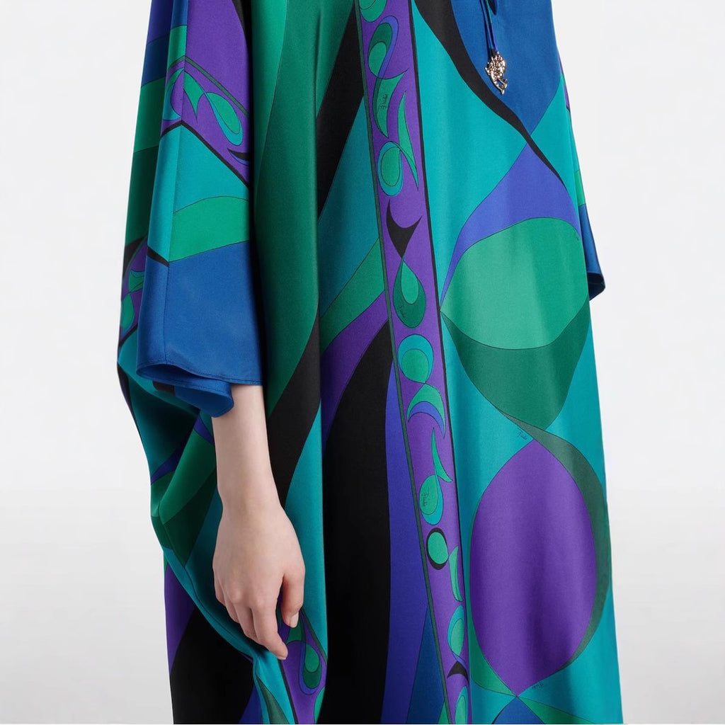 Women's Summer Intellectual Style Round Neck Tied Dress