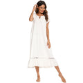 Versatile Women's Pajamas Sleeve Nightdress Comfortable Dress