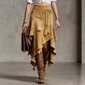European Retro Western Style Irregular Design Skirts