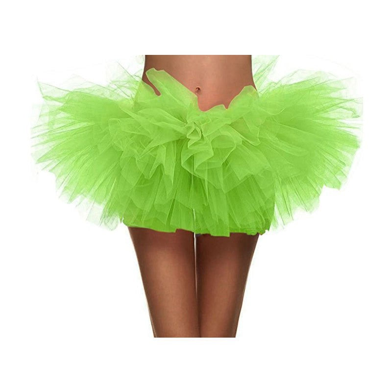 Tulle Pettiskirt Half-length Large Rainbow Color Shorts