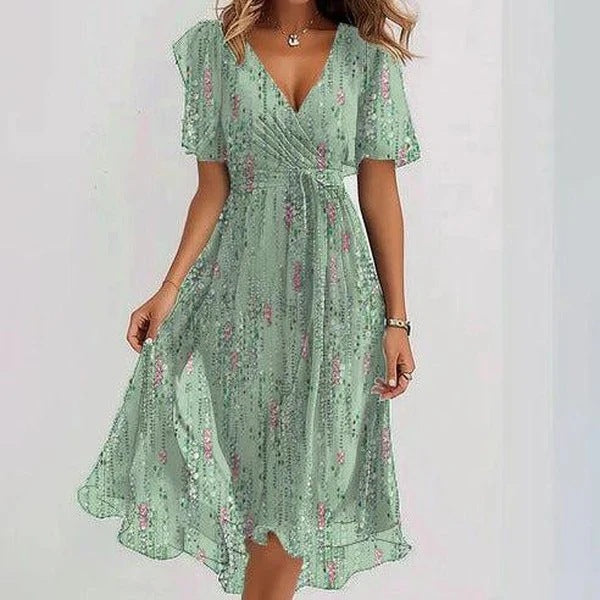 Women's Summer Loose Casual Floral Printed Dress
