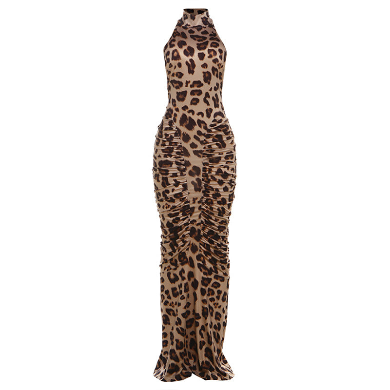 Autumn Fashion Elegance Creativity Digital Printing Dress