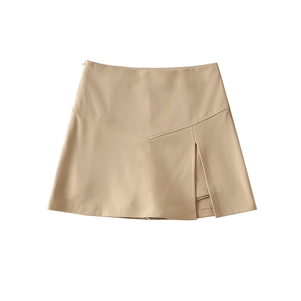 Women's Side Split Autumn Hot High Waist Skirt