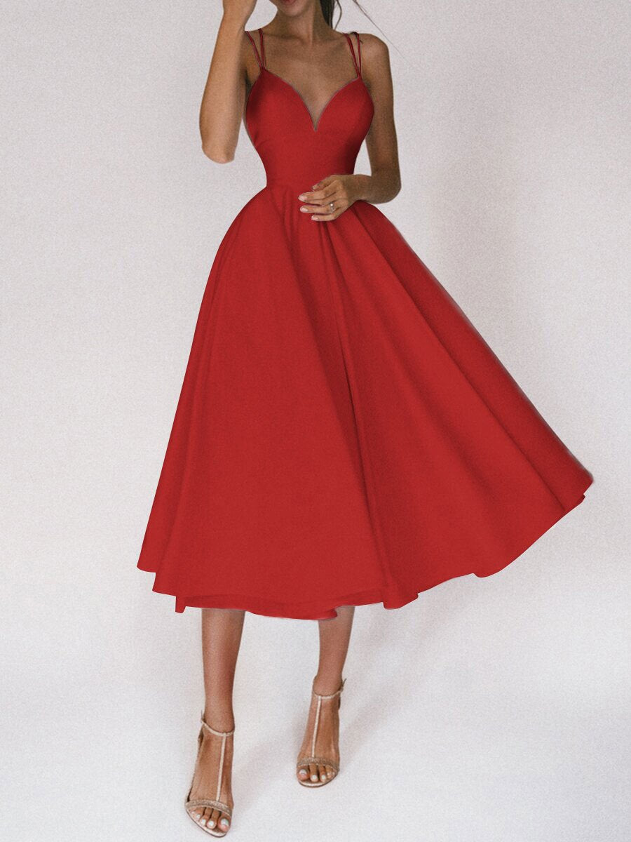 Women's Sling Fashion Sexy Large Swing Dress