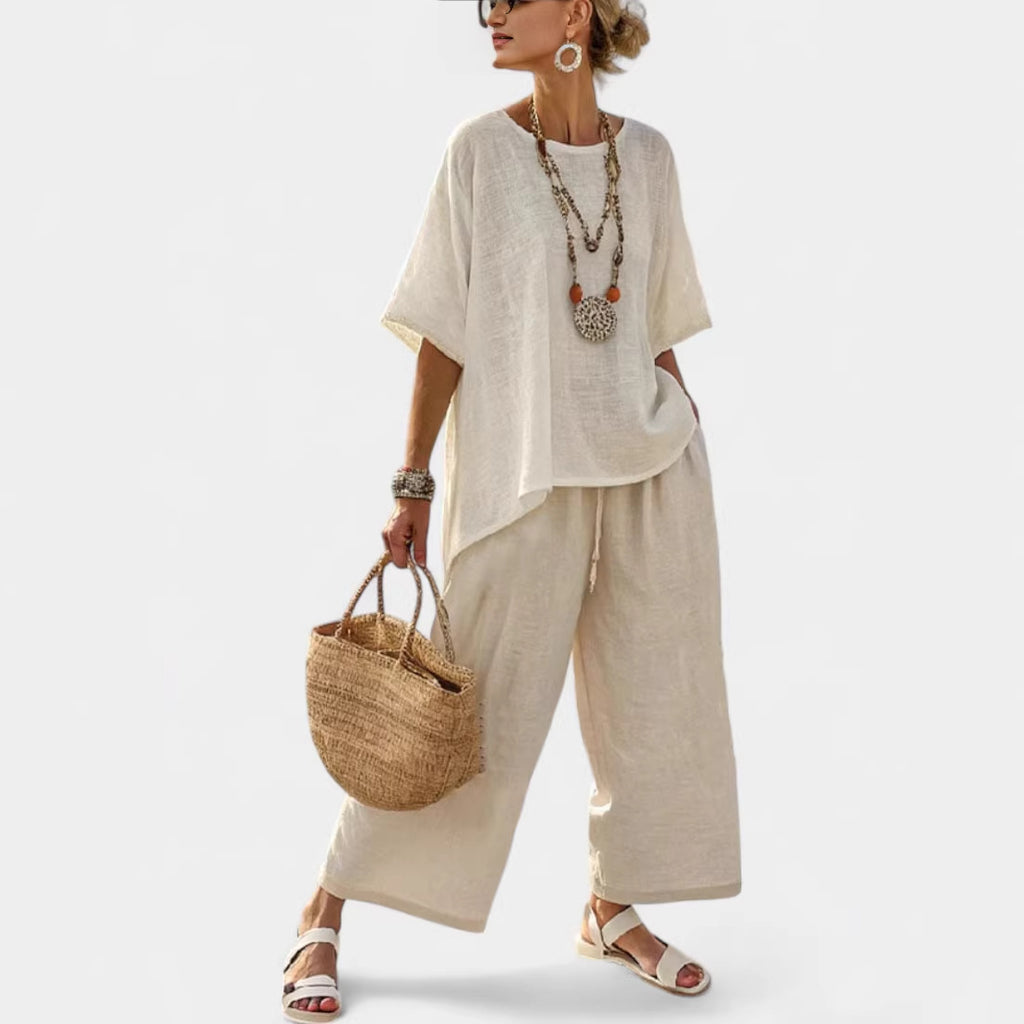 Women's Large Loose Casual Summer Fashion Seaside Blouse