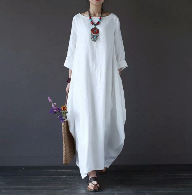 Innovative Casual Classy Loose Cotton Linen Plus Size