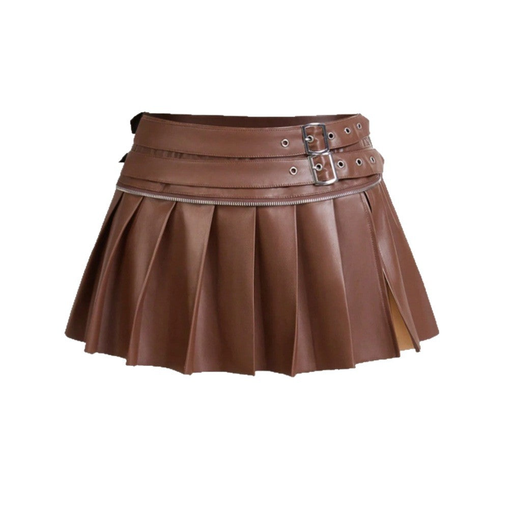 Women's Sexy Hot Pleated Versatile Split Skirt