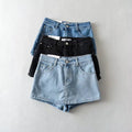 Summer Fashion Hot Sexy Washed Denim Half Body Miniskirt Skirt