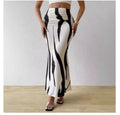 Women's Popular Zebra Pattern Tight High Waist Skirt