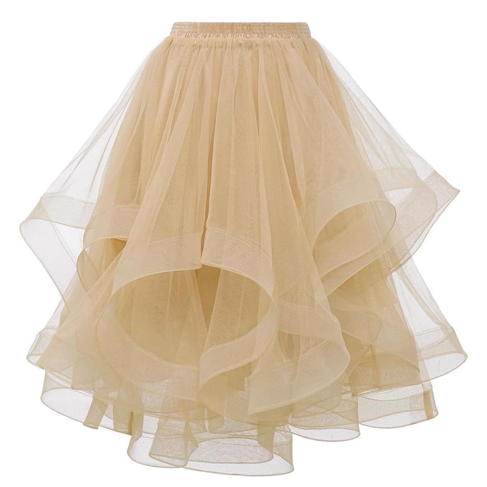 Dance Prom Dress Bridesmaid Fishtail Wave Skirts