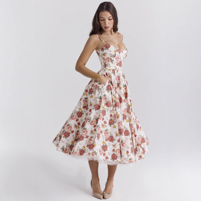 Women's Summer High-grade Princess French Mesh Large Dress