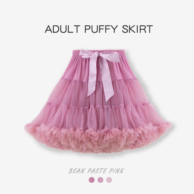 Mesh Adult Tulle Pettiskirt Spring Fashion Skirt