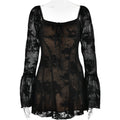 Lace Bell Sleeve Tube Sexy Hot Skirts