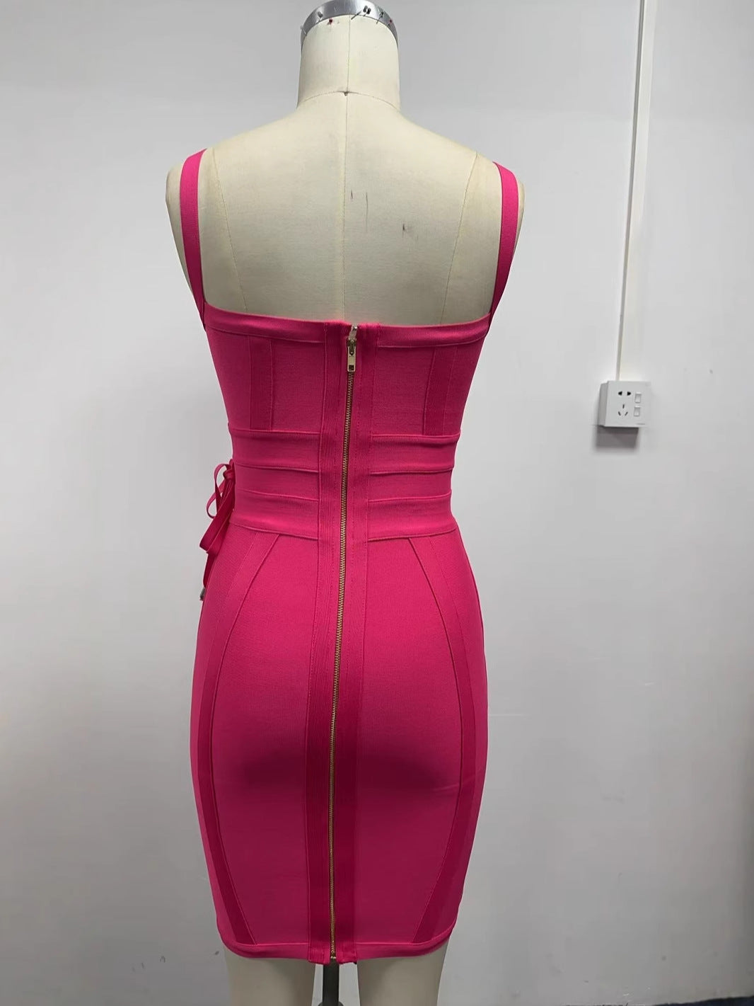 Bandage One-piece Lady's Belt Sexy Sheath Skirts