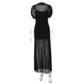 Women's Sexy Style Tight Waist Close-fitting Stitching Dress