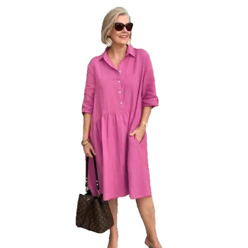 Durable Women's Loose Casual Elegant Commuter Dress