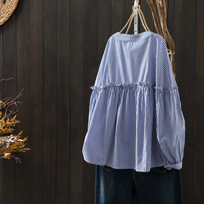 Women's Good Quality Shirt For Summer Pure Cotton Half Blouse