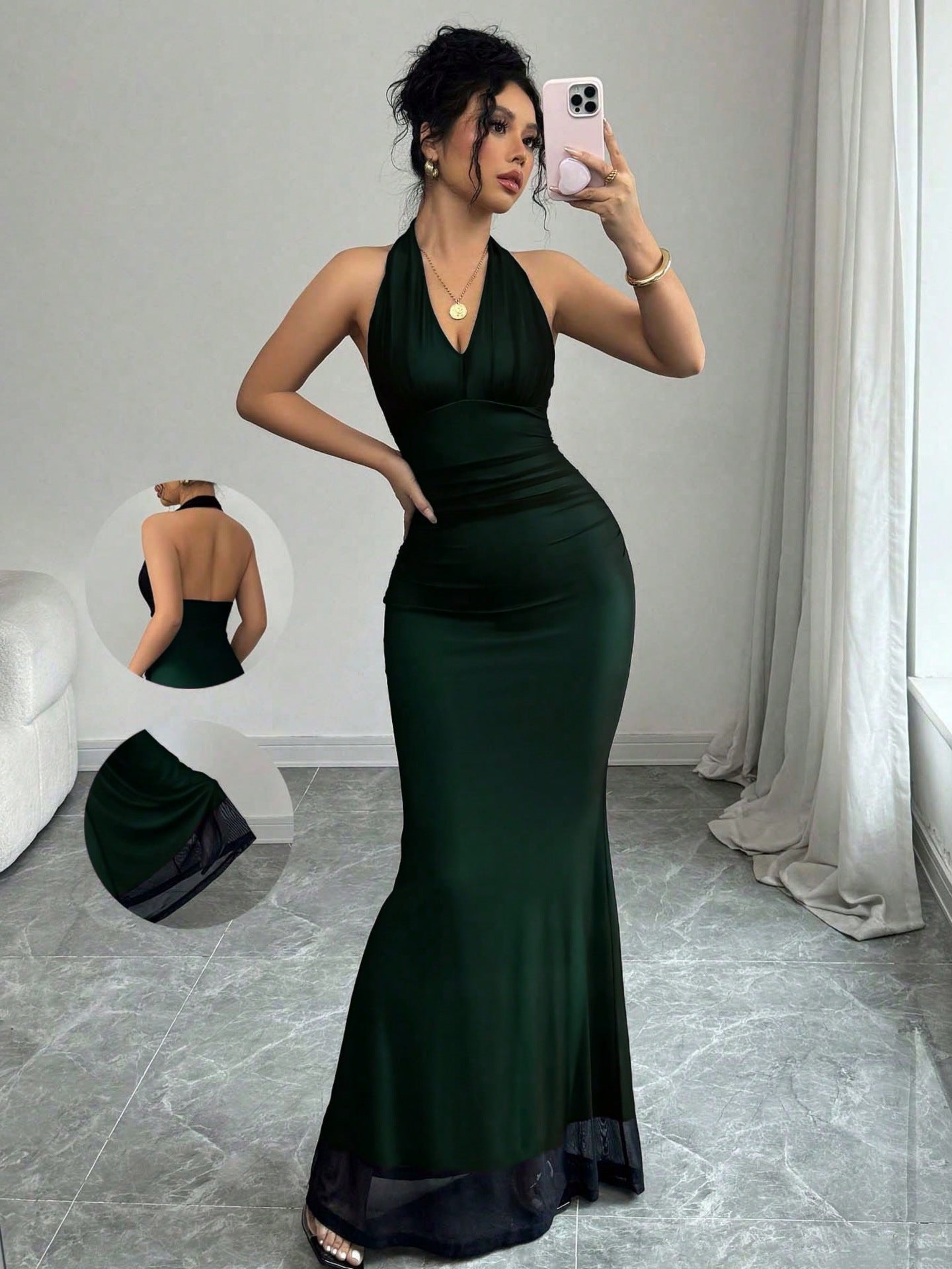 Women's Creative Style Summer Street Sexy Mesh Pullover Skirts