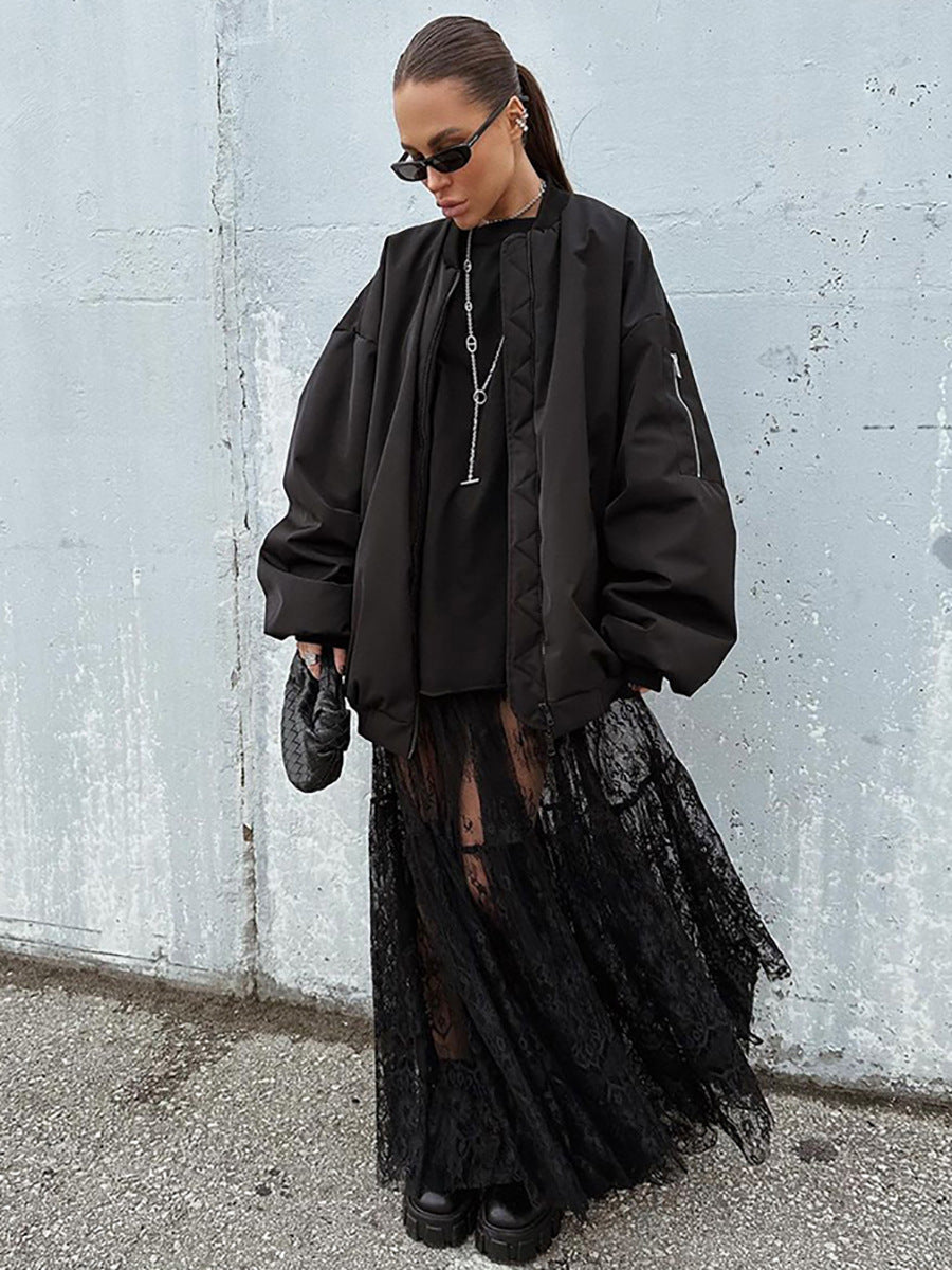 Female Dress Black Sexy Lace High Waist Skirt