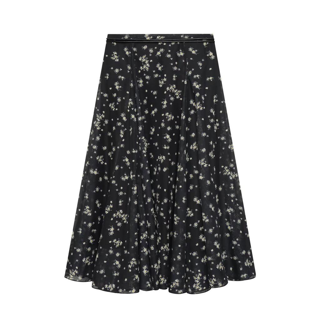 Winter Fashion Slim Fit Slimming Floral Skirt