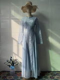Women's Summer Elegant Retro Long Sleeve Soft Dress