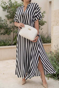 Popular Classy Stylish Striped Beach Casual Dress