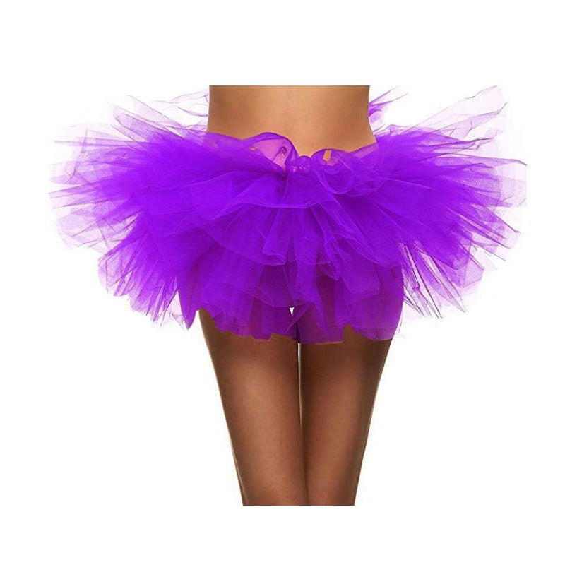 Tulle Pettiskirt Half-length Large Rainbow Color Shorts