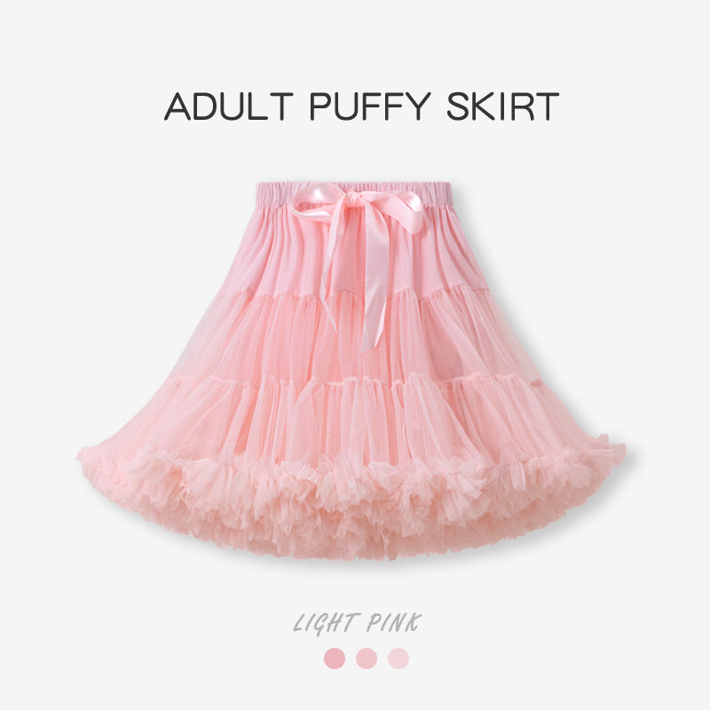 Mesh Adult Tulle Pettiskirt Spring Fashion Skirt