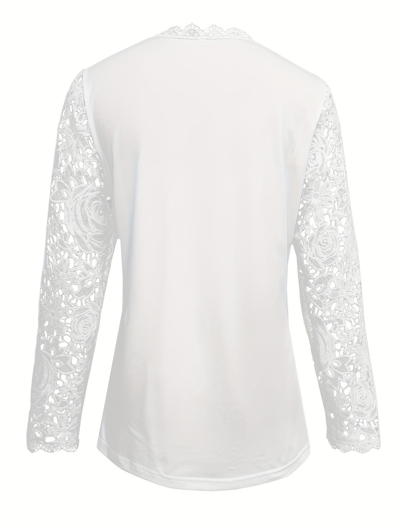 Women's Round Neck Elegant Commuter Light Luxury Long Sleeve Women's T-shirt