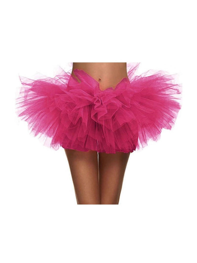 Tulle Pettiskirt Half-length Large Rainbow Color Shorts