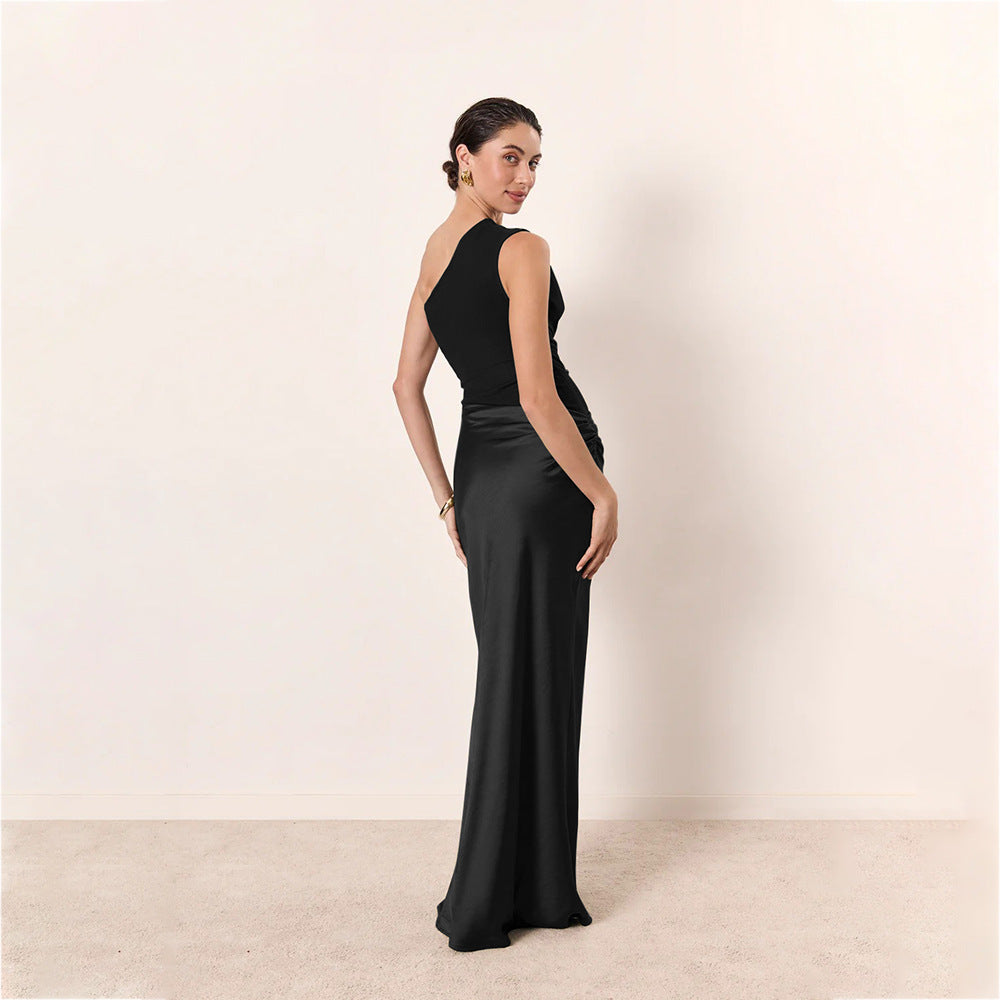 Women's Summer Satin Elegant Sexy Sheath Dress