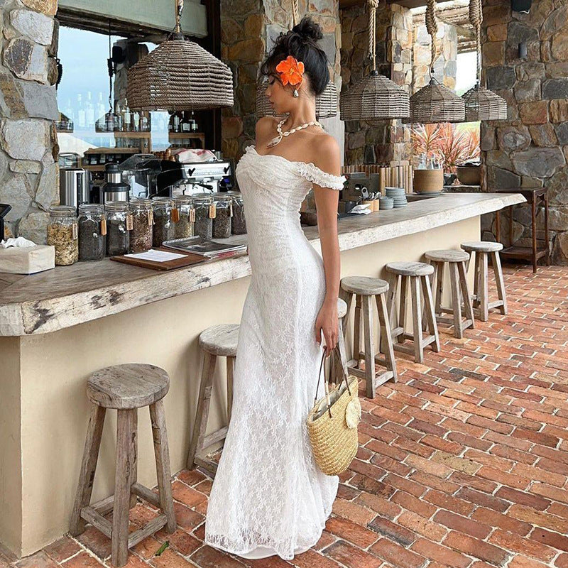 Women's Fashion Unique Sweet Elegance Sleeveless Sling High Waist Dress