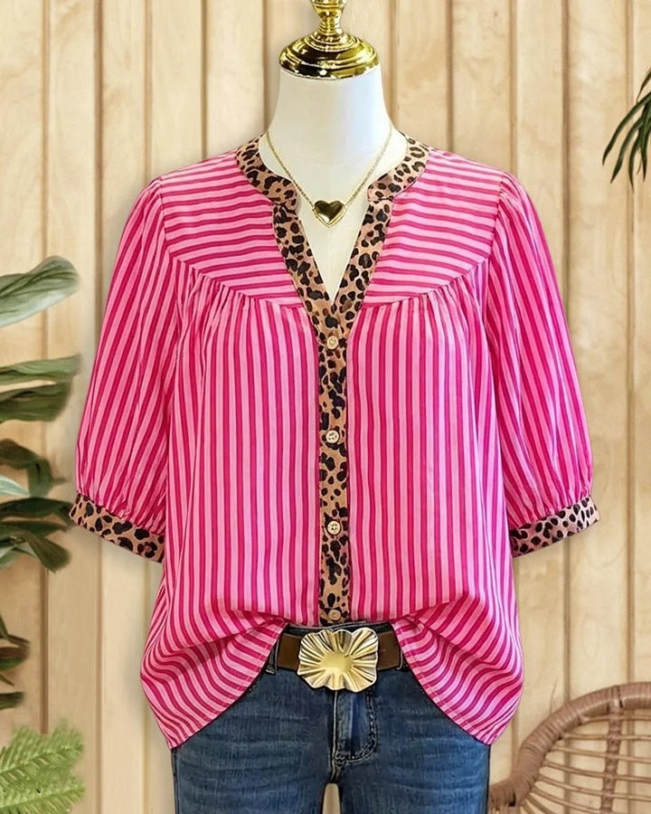 Women's Casual Fashion Comfortable Slim Looking Large Women's T-shirt