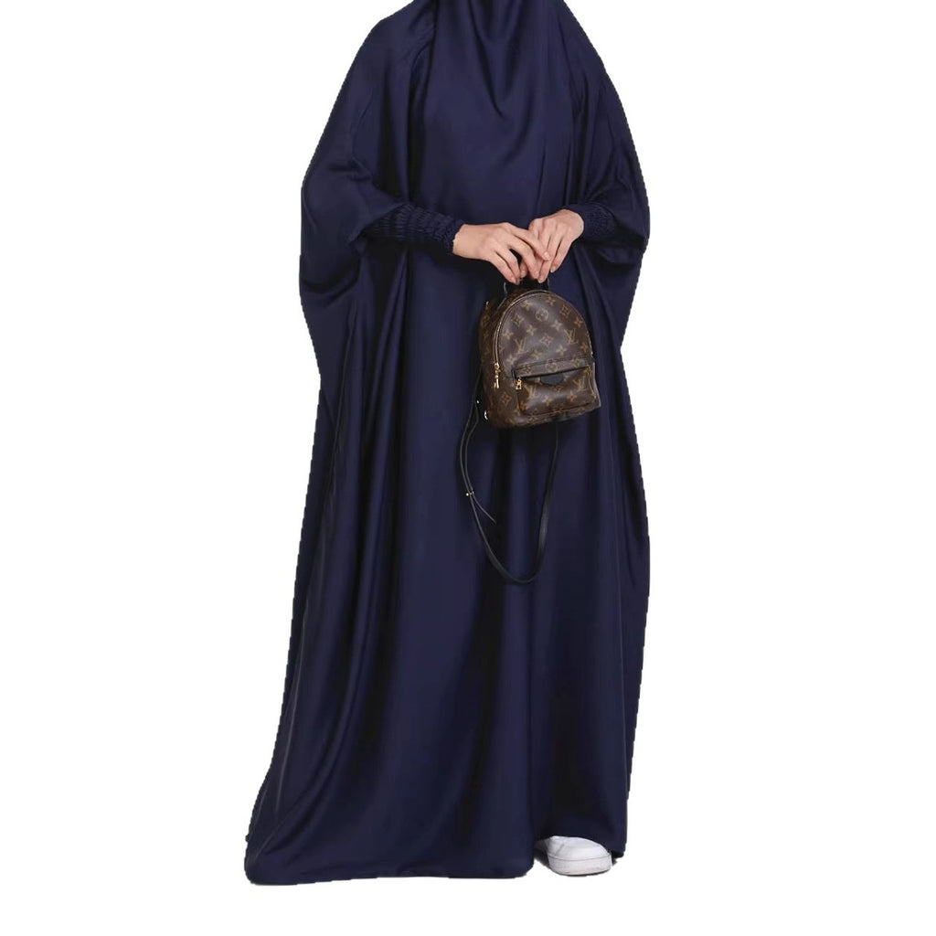 Women's Robe Solid Color Loose Malay Dress
